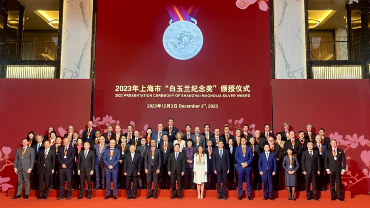 喜報(bào) 東芝電梯野杁朗友先生榮獲2023年上海市“白玉蘭紀(jì)念獎(jiǎng)”